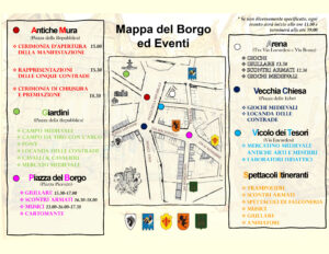 Mappa del Carnevale Medievale 2025